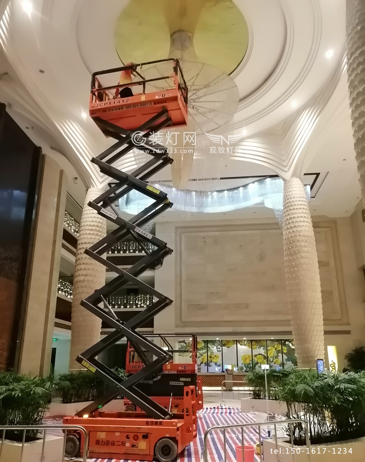 免拆灯清洗水晶灯