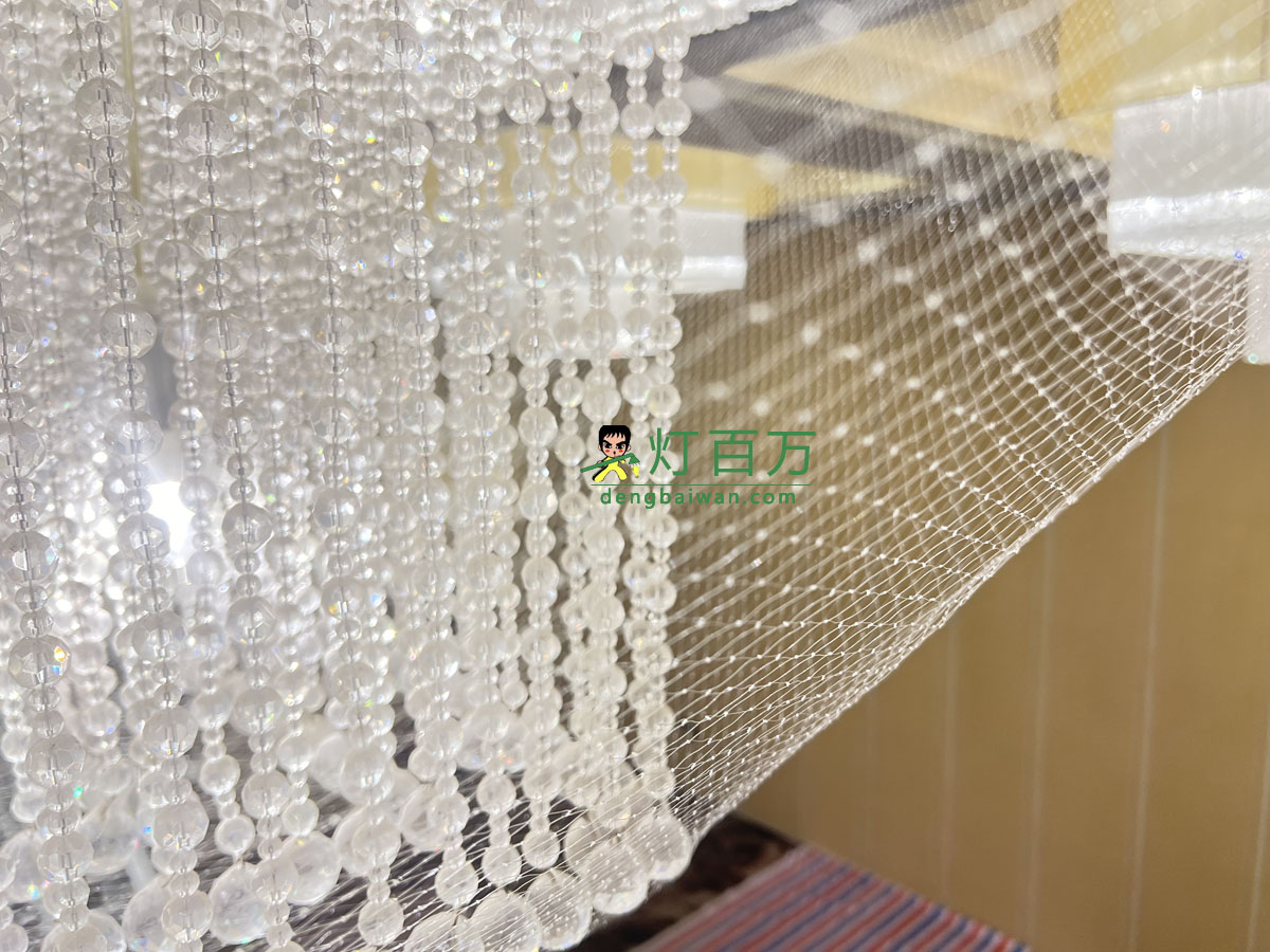 酒店吊灯安全网安装